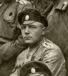 Знамённый взвод Корниловского ударного полка.