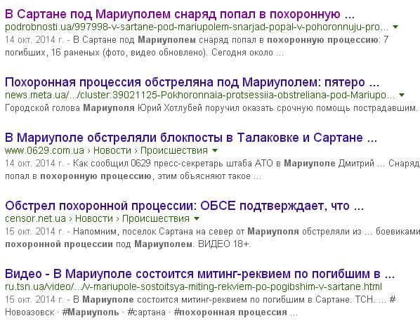 Опять расстрел траурной процессии,теперь на Украине
