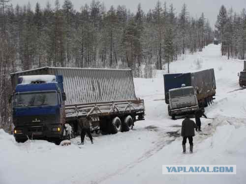 Зимники Якутии и Иркутской области. Весна 2011 года