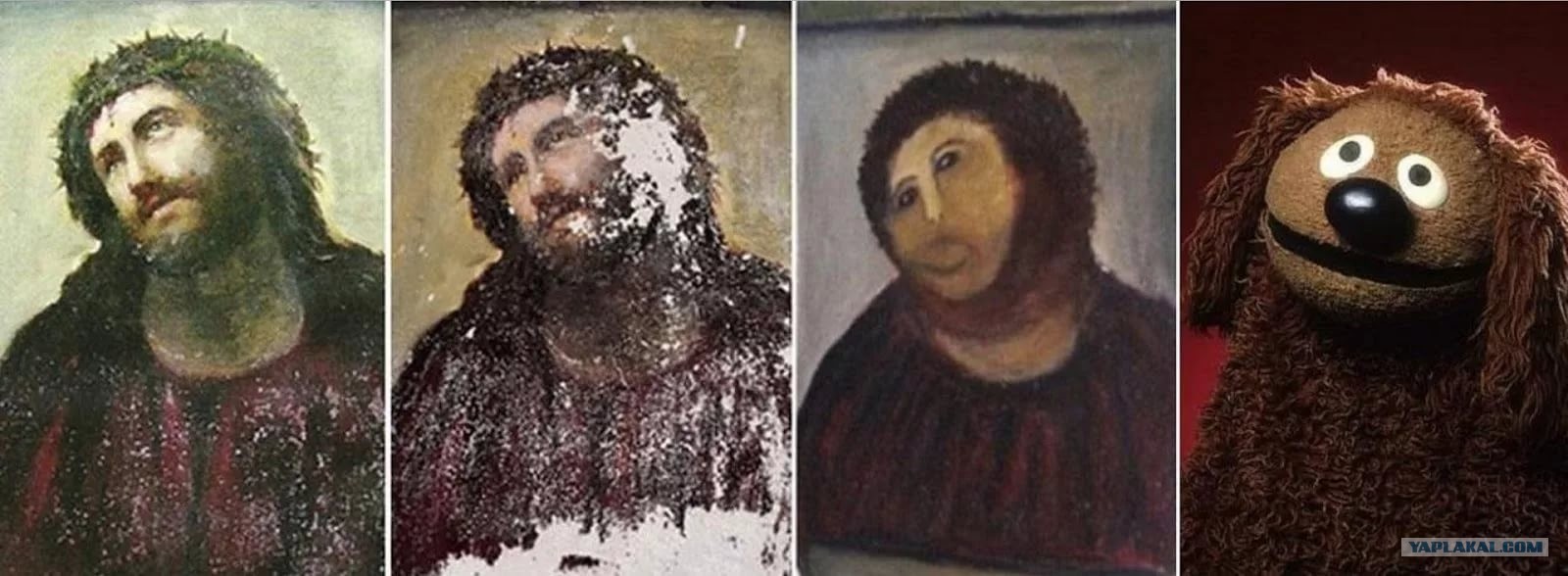 Неудачные реставрации картин