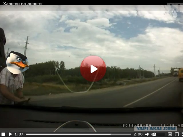 Хамство на дороге