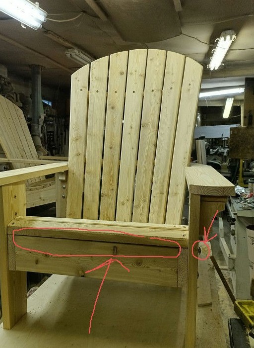 Кресло в стиле Кантри