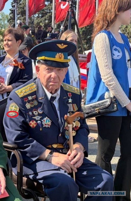 Вот такой ветеран был на параде в Челябинске