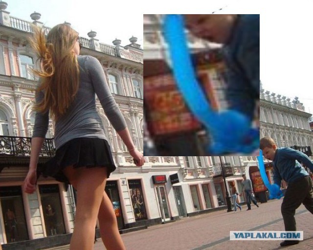 Летние девушки в мини юбках и не только