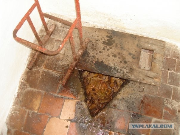 Прозрачные двери туалета