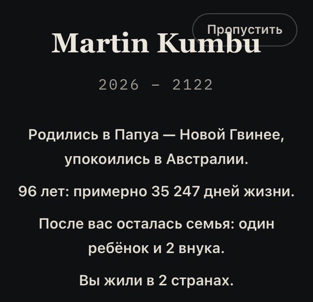 Симулятор чужой жизни