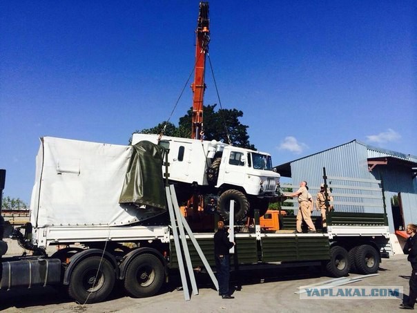 Гуманитарный конвой прибыл в Луганск.