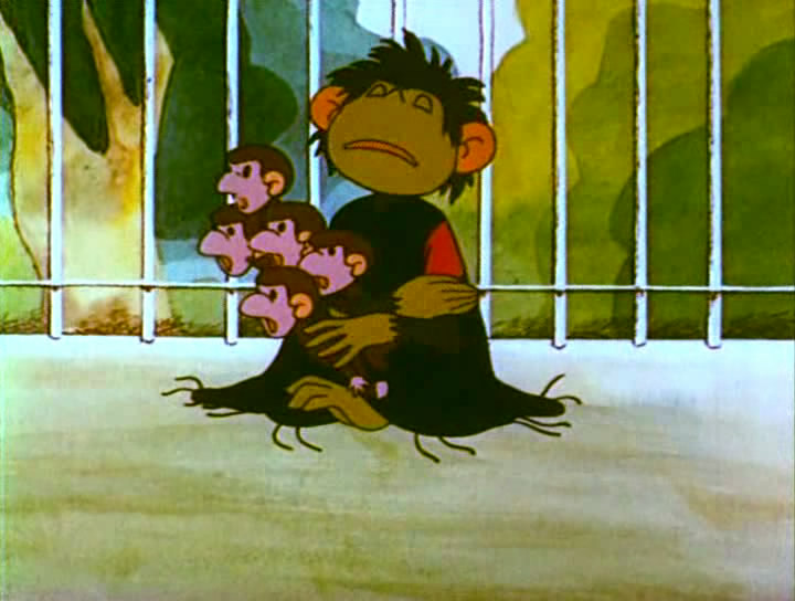 Обезьянки в каждом маленьком ребенке. "Осторожно, обезьянки!" (1983-1997).