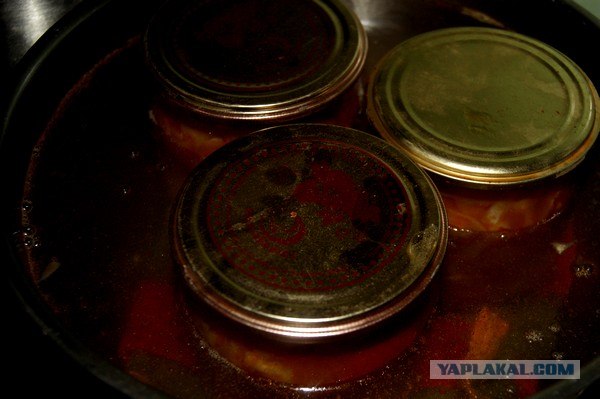 Лето в банках от FrauMartа)), Консервируем...