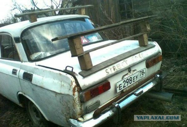 В Украине засекли авто с загадочным тюнингом