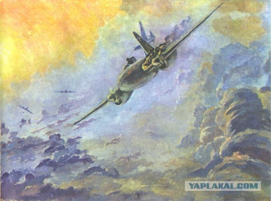 Самолеты ВМВ в рисунках