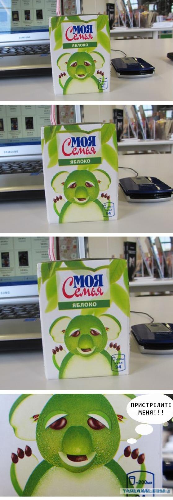 Яблочный "коала"...