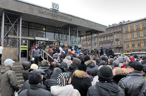 Взрыв в метро в Санкт-Петербурге