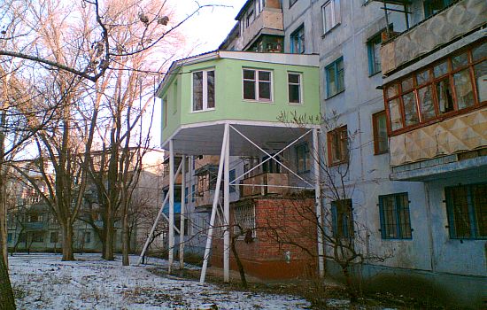 Теплый балкон с выносом