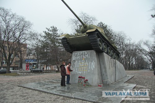 Вандализм на памятниках Воинской Славы в Днепре