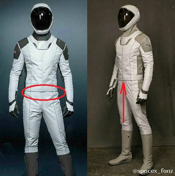 Первый скафандр SpaceX