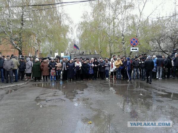 Cиловая операция в Славянске.