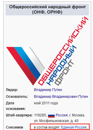 В Путин. ОНФ. Борьба с корупцией.