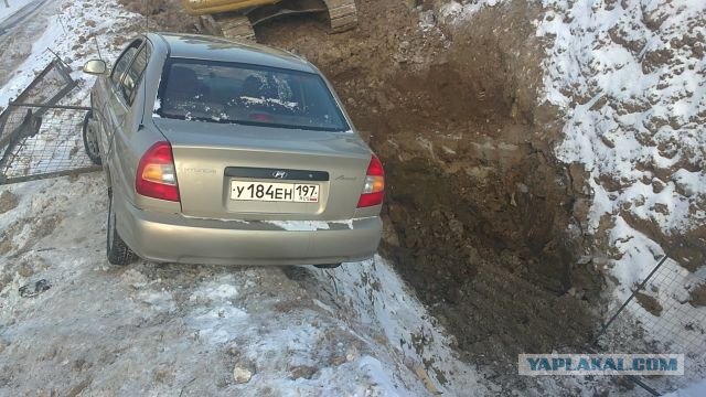 Летающий Hyundai Accent