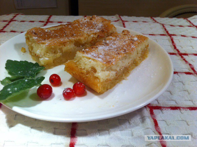 Лимонные брусочки