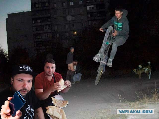 Фотожаба: мы с кентом и чебуреки