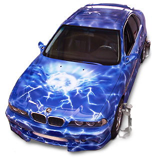 Аэрография автомобиля