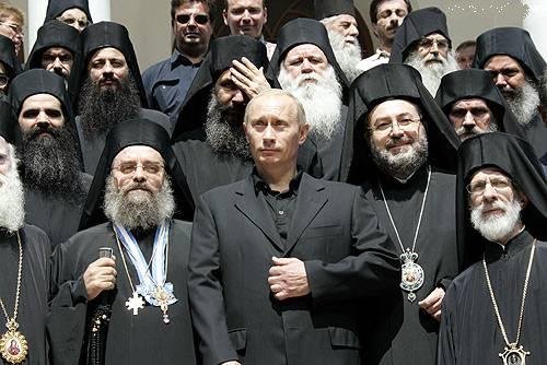Фотожаба: Путин и священники