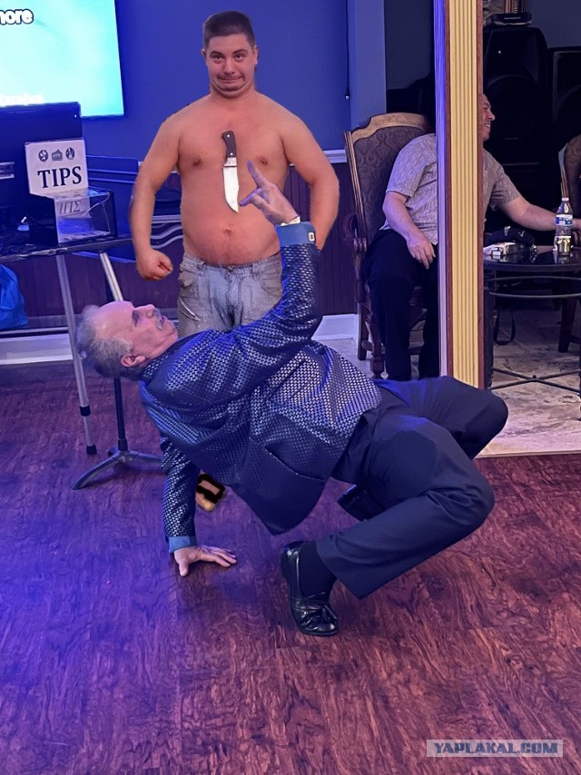 Фотожаба "Грозный пузан"