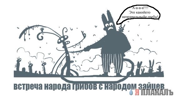 Фотожаба: Народы грибов и зайцев