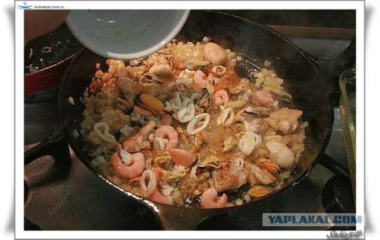 ПАЭЛЬЯ  de mariscos