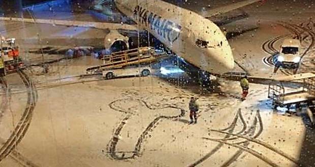 Пенис на снегу в аэропорту Дублина: как и почему?