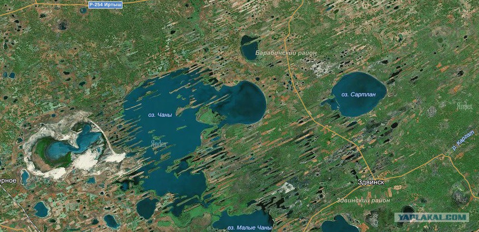 Карта барабинского района