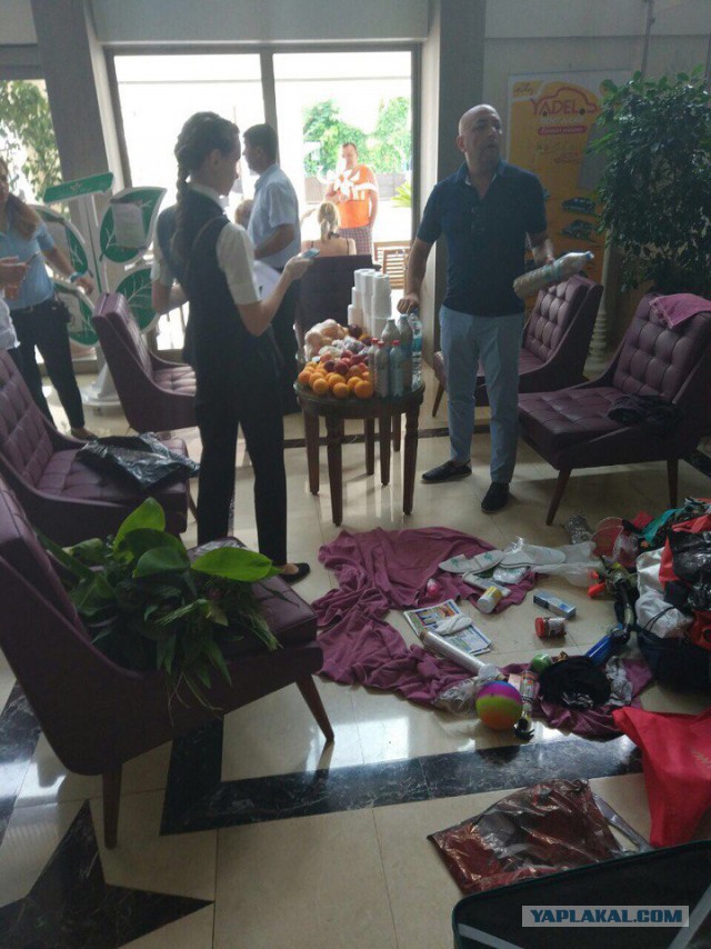Туристы из Сургута пытались вынести из отеля в Турции цветы с корнями, "Бейлиз" и 14 рулонов туалетной бумаги