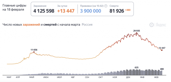 Избыточная смертность в России в 2020 году вызывает вопросы