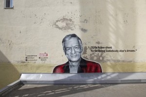 Граффити стрит-арт художников HoodGraff в Санкт-Петербурге