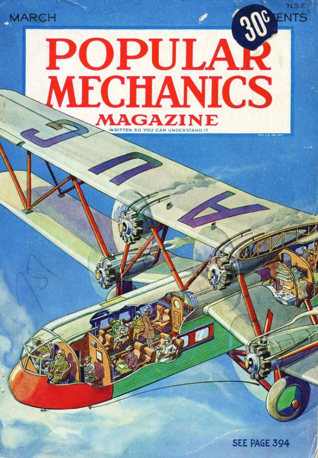 Технологическая утопия, которую мы потеряли: обложки журнала Popular Mechanics 30-х и 40-х годов