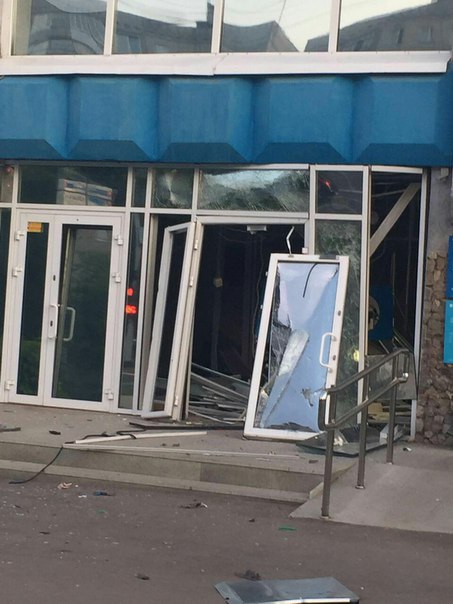 В Уфе грабители взорвали банкомат