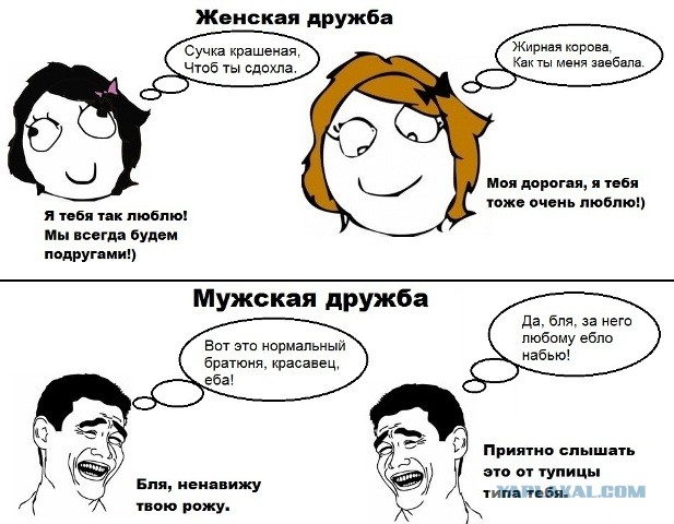 А женщины разве дружат?