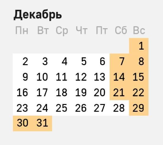 В Госдуме хотят отменить шестидневную рабочую неделю перед новогодними праздниками