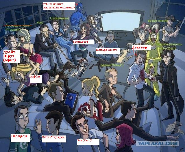 За кадром THE BIG BANG THEORY