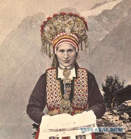 Норвежские красавицы-невесты конца 19 века. Смотрим фотоподборку