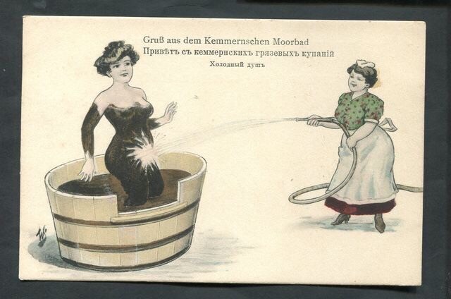 Немного упоротые, но местами смешные дореволюционные открытки