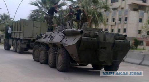 На вооружении сирийской армии появились новые БТР