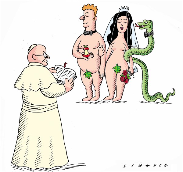 Карикатуры в западных источниках