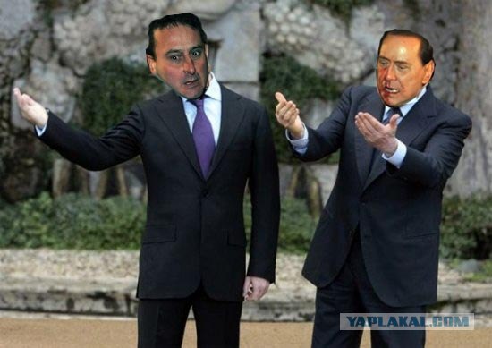 Берлускони выбили зуб!