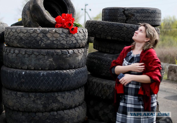 Славянск. 20 апреля. Атака блок-поста