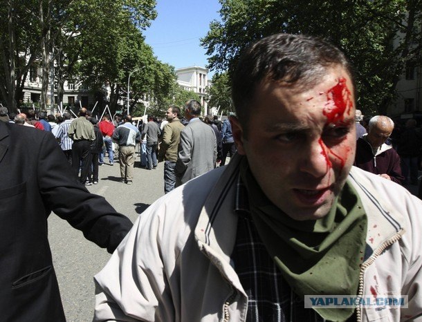 Митинг в Грузии
