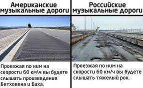 Специальные "ребрышки" по краям дороги