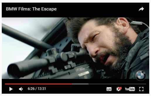 Короткометражка для BMW «The Escape»