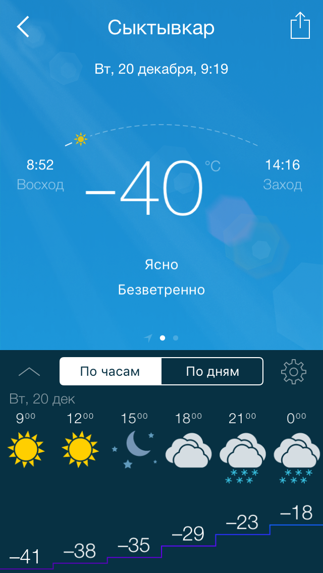 Холодает